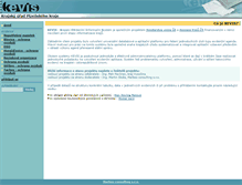 Tablet Screenshot of kevis.kr-plzensky.cz